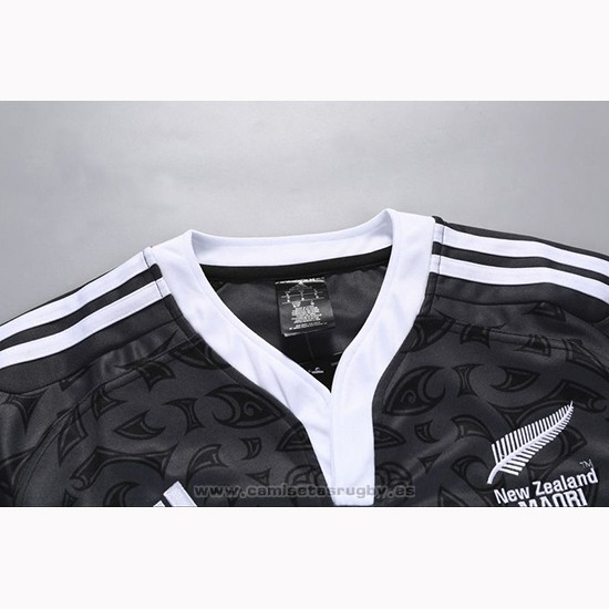 Camiseta Nueva Zelandia All Blacks Maori Rugby 100th Conmemorative
